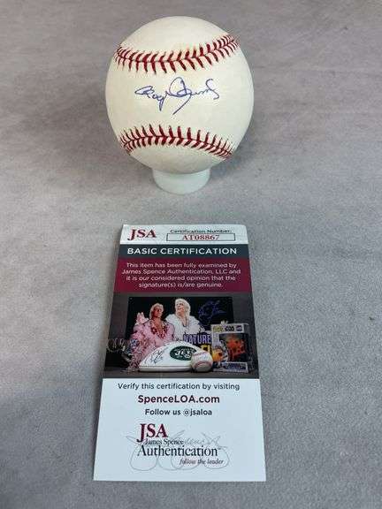 Roger Clemens signed MLB baseball, JSA, signed with blue ink on the sweet spot