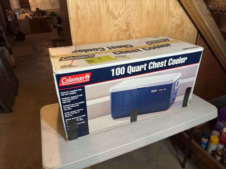 Colemnan 100 Quart Chest Cooler Polylite 100.