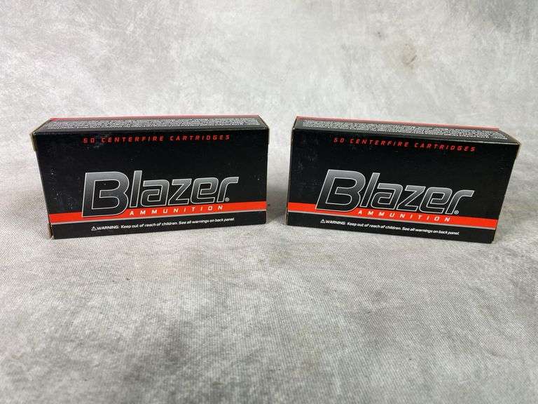 Blazer 9mm Luger 115gr. FMJ, Two 50 Round Boxes