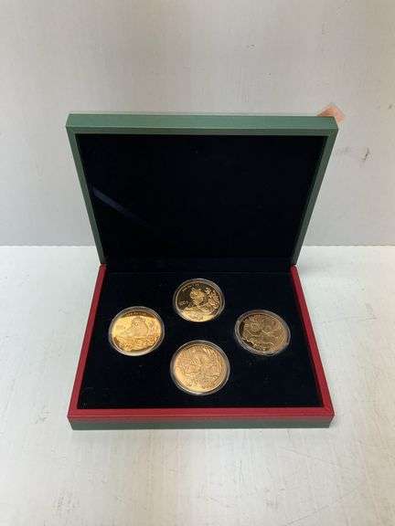 (4) .999 1oz Japanese Coins (Reproduction)