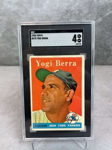 1958 Topps Yogi Berra #370 SGC 4 VGEX