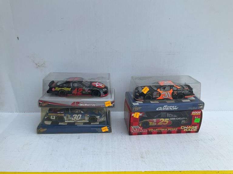 (4) NASCAR Die Cast Model Cars
