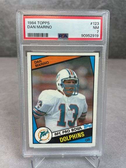1984 Topps Football Dan Marino ROOKIE #123 PSA 7 NRMT