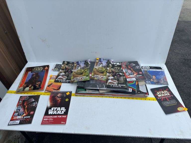Assortment of Star Wars Books, Calendars and More
