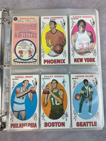 1969-1970 Topps basketball 90 card Starter Set w/ Lucas, Bradley, Frazier (Rookies)
