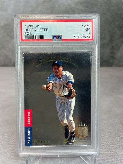 1993 SP Foil Derek Jeter ROOKIE #279 PSA 7 NRMT