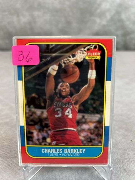 Charles Barkley 1986 Fleer (Rookie)