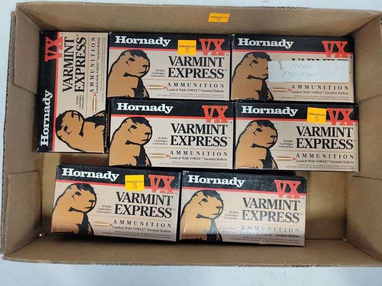 (7) Hornady VX Varmint Express 220 Swift - 40 Grain
