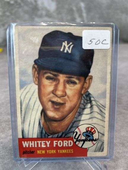 1953 Topps Whitey Ford #207- Ace of the Yankees