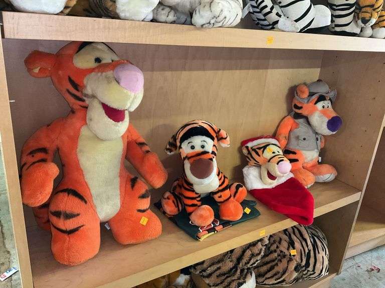 (4) Tigger Plush Animals