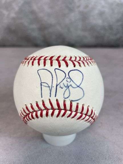 Albert Pujols signed MLB baseball, JSA, signed with blue ink on the sweet spot