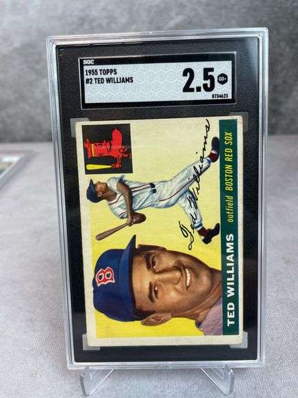 1955 Topps Ted Williams #2 SGC 2.5 GD+