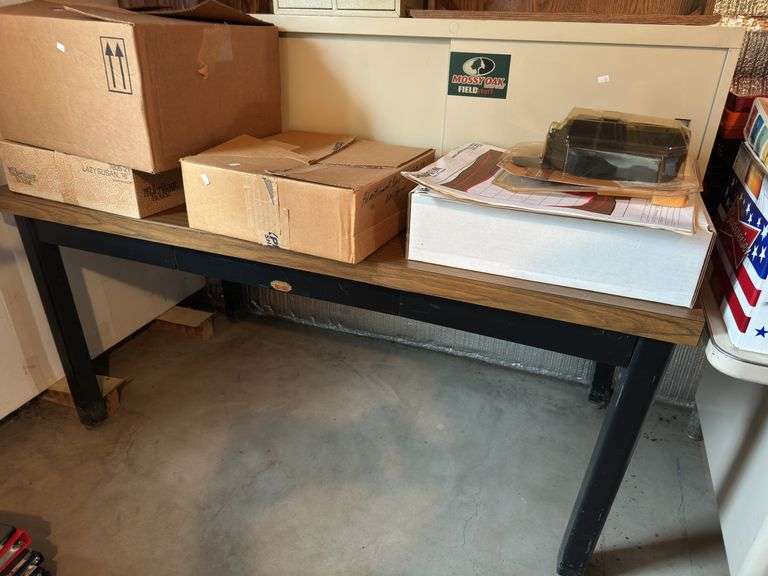 62"X34" Table (NO CONTENTS).