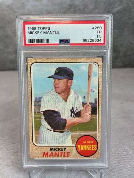 1968 Topps Mickey Mantle #280 PSA 1.5 FR
