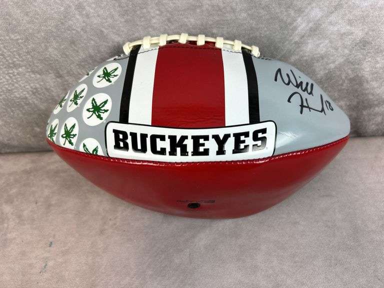 Will Howard signed Ohio State Buckeyes football PSA/DNA cert