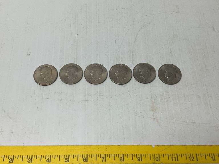(6) Eisenhower Dollars