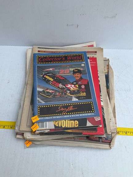 NASCAR Newspapers and Collectors Books
