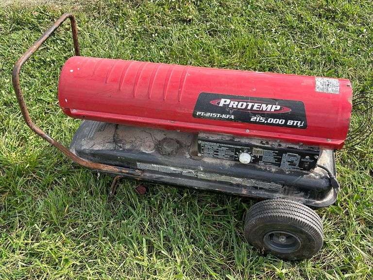 Protemp 215,000 BTU mod. PT-215T-KFA kerosene heater - untested