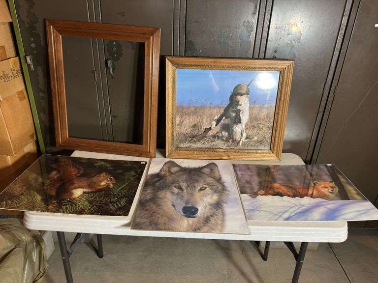 One Framed Print and Three Unframed Print.