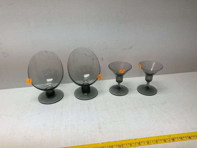 (4) Glass Cups