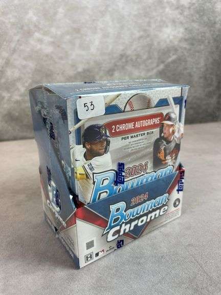 2024 Bowman Chrome Baseball Sealed Hobby Box