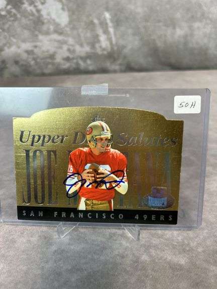 1995 SP Limited Edition Joe Montana Autograph - Upper Deck Certified