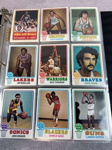 1973-1974 Topps basketball Set:Rookies plus Jabbar, West, Frazier, Erving, McAdoo-Rookie