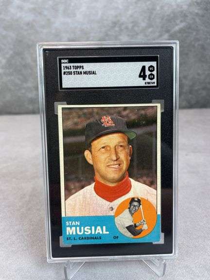 1963 Topps Stan Musial #250 SGC 4 VGEX