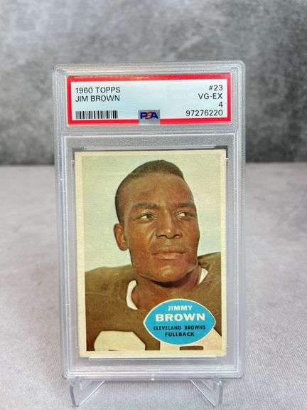1960 Topps Football Jim Brown #23 PSA 4 VGEX