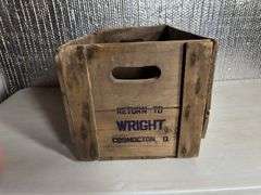 Whistle Coshocton, OH Wooden Crate.