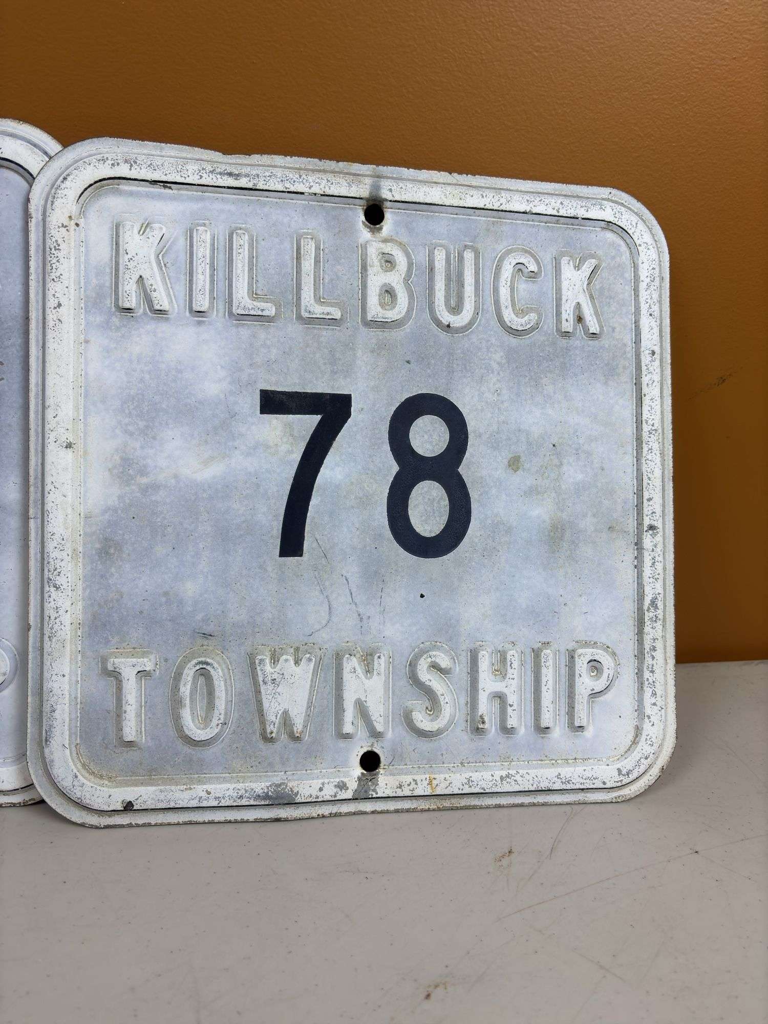 Killbuck Township Road signs - Kaufman Realty & Auctions