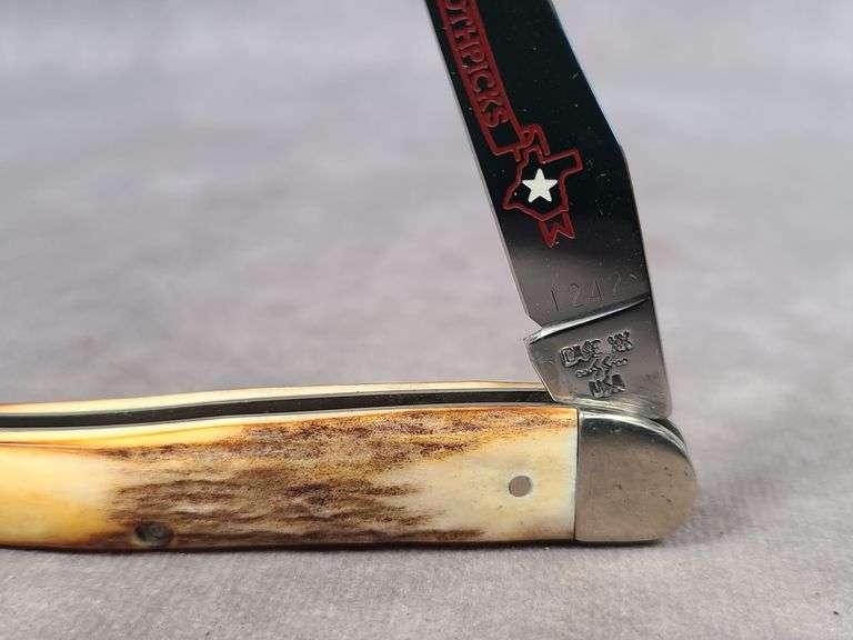 1984 CASE XX STAG MED. TOOTHPICK, FROM TEXAS TOOTHPICK SET