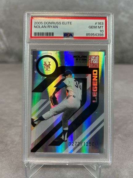 2005 Donruss Elite Nolan Ryan PSA 10