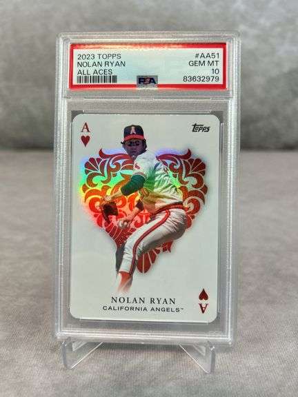 2023 Topps Nolan Ryan All Aces PSA 10
