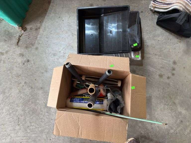 Paint Supplies and rollers and trays