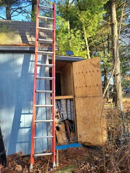 Werner extra heavy duty extension ladder