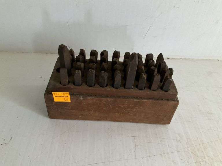 Vintage Steel Letter Punches