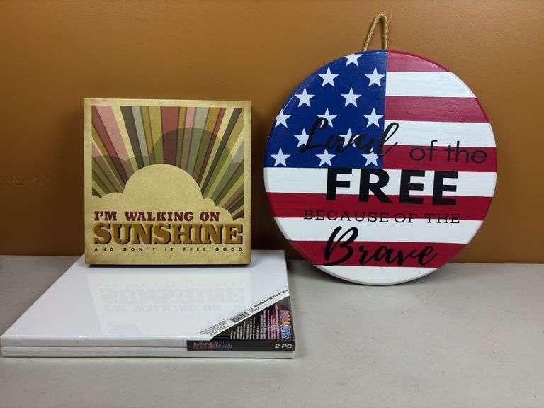 Canvas & wooden picture