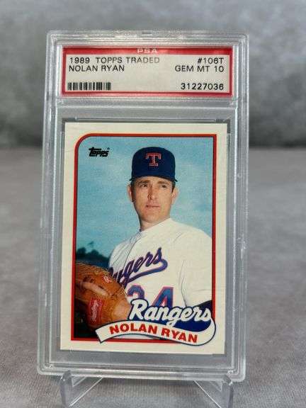 1989 Topps Traded Nolan Ryan PSA 10