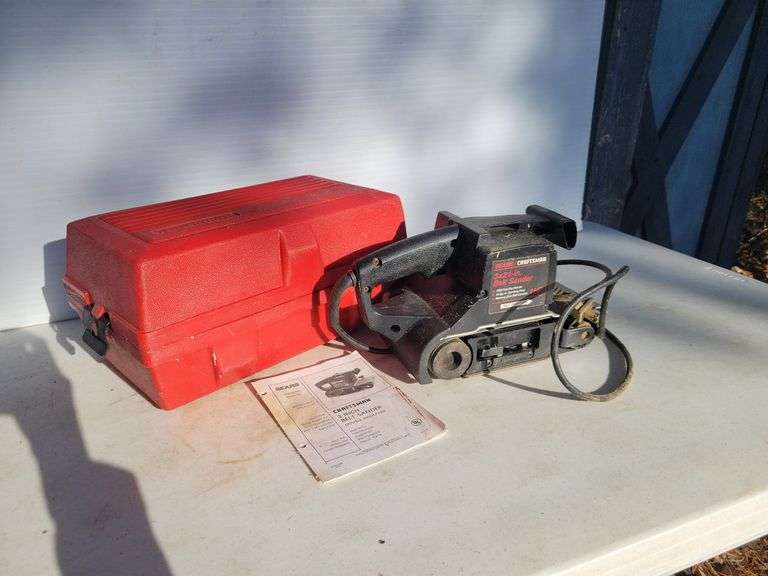Craftsman 3" belt sander with case