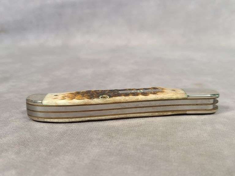 1996 CASE XX BROWN BONE LIMITED EDITION DOG LEG TRAPPER