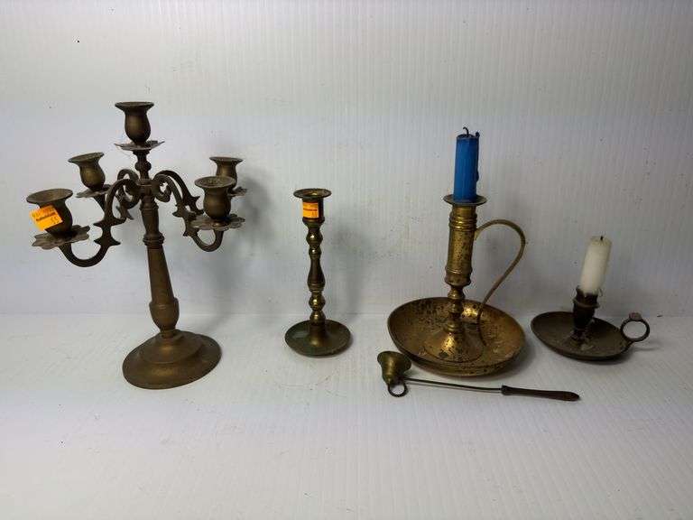 Brass Candlestick Holders