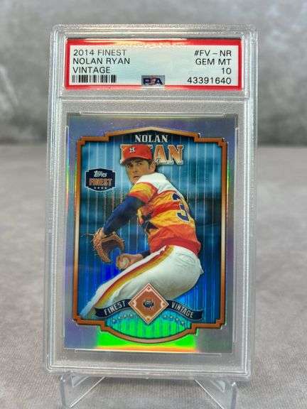 2014 Finest Nolan Ryan PSA 10