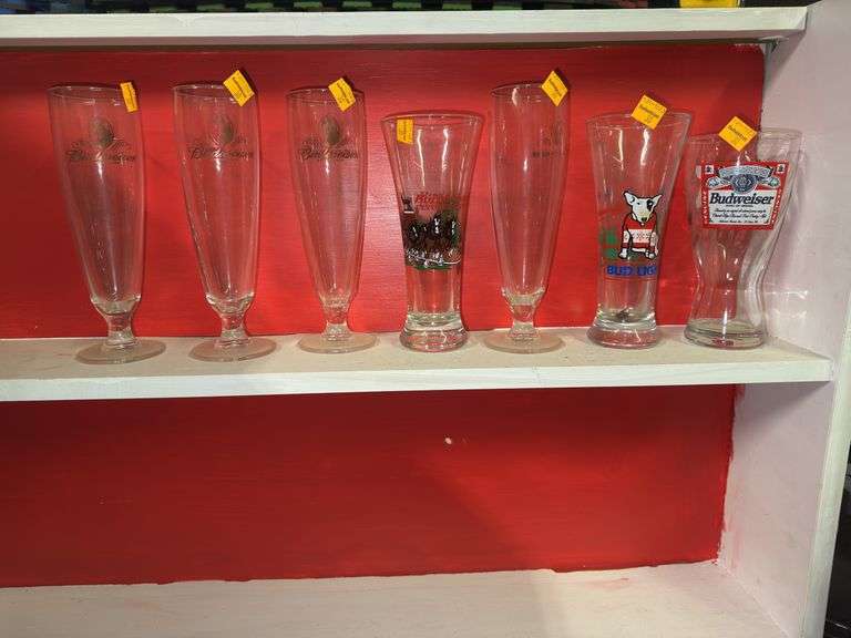 Variety of Budweiser Glasses