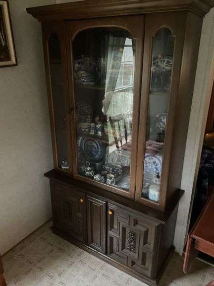 Wooden China Cabinet