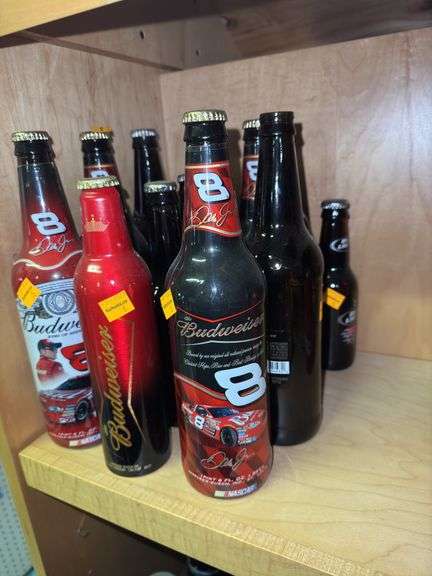 Assortment of Budweiser Bottles