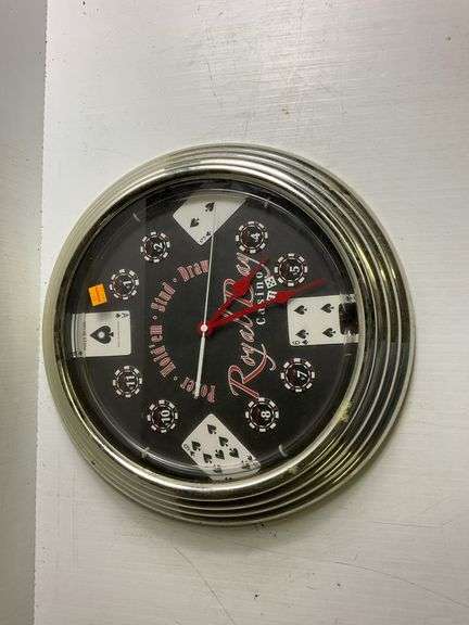 Royal Day Casino Wall Clock