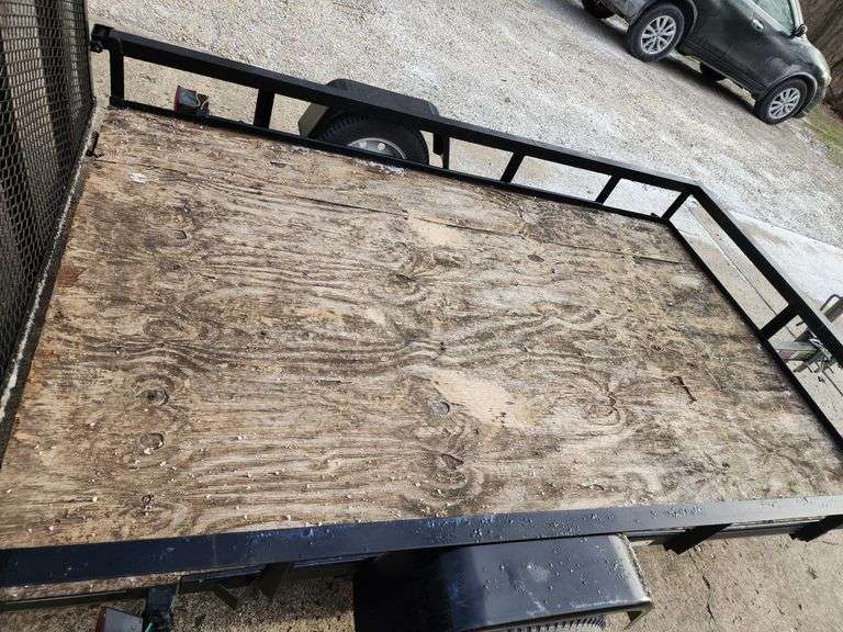 Single axle utility trailer 8ft