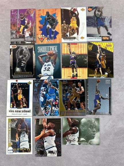 Shaq O'Neal card lot of 15: inserts including metal