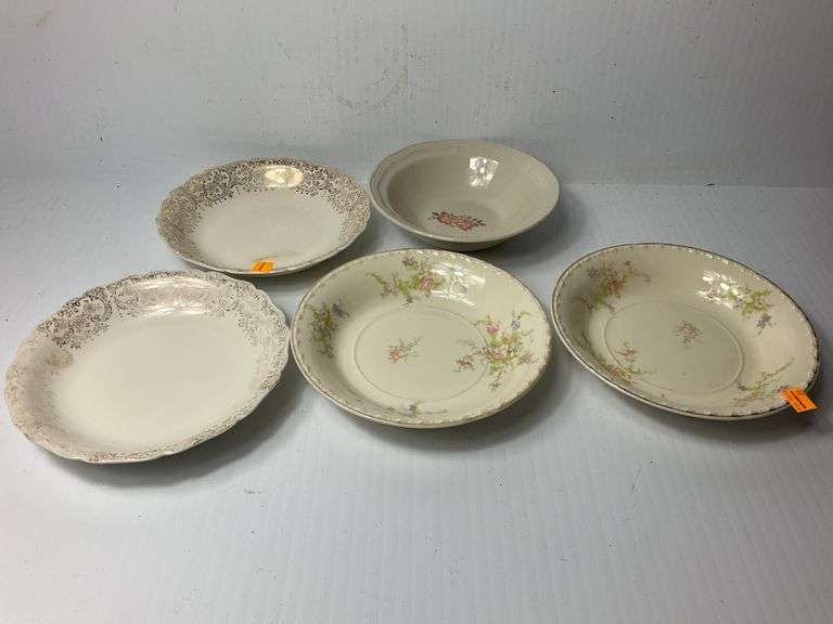 Keystone and Crooksville China Bowls